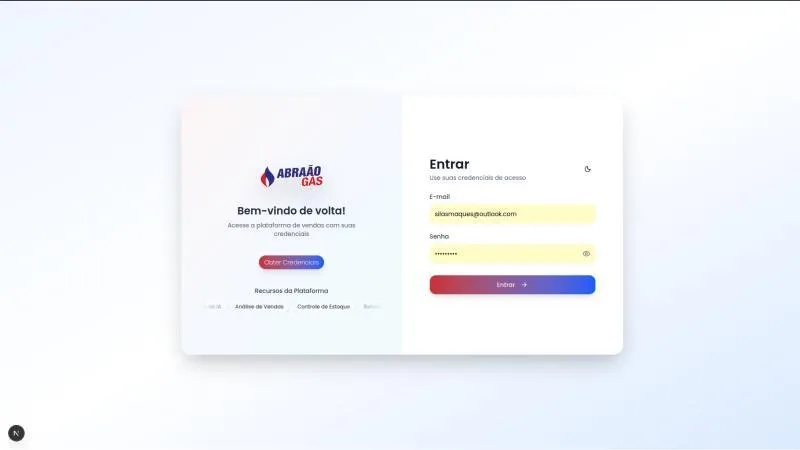 Dashboard Analitico - Abrao Gaz - 1