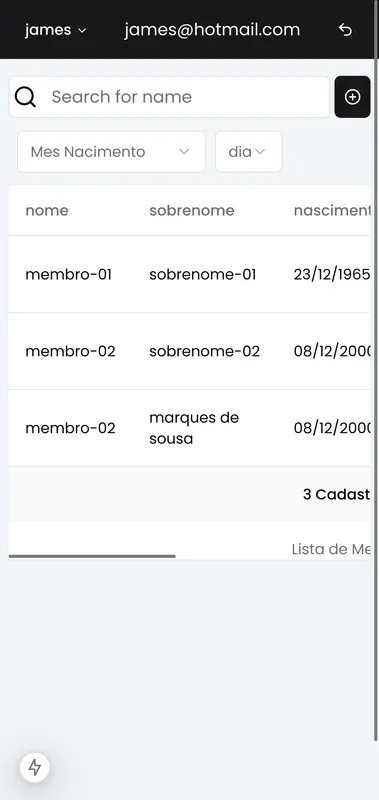 Mini App de controlde membros de uma Igreja - 7