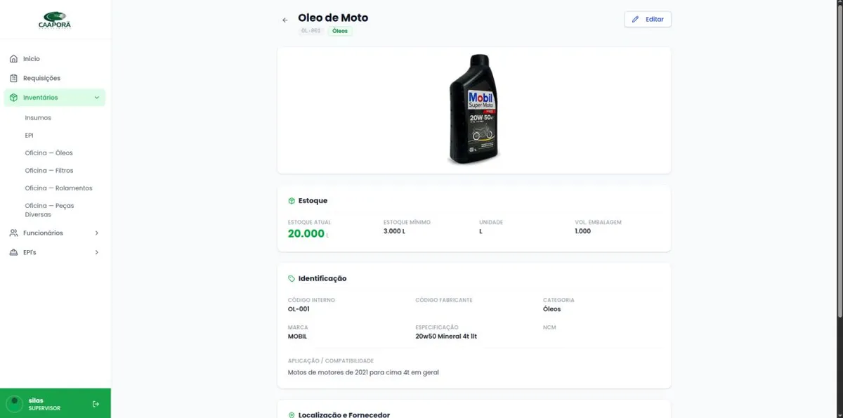 Sistema de Gestao Agricola